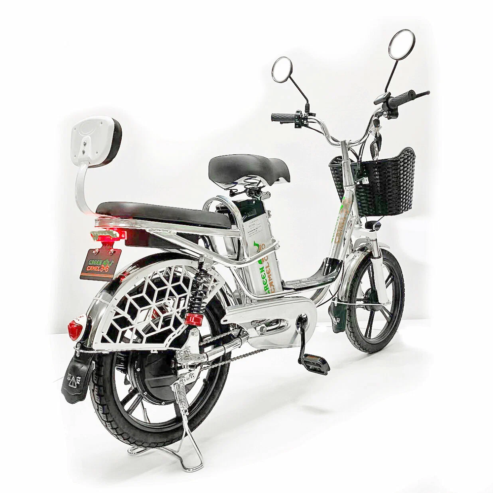 Электровелосипед GreenCamel Транк 18 V8 PRO R18 250W 60v10Ah, алюм, DD, гидравл, 2х подвес