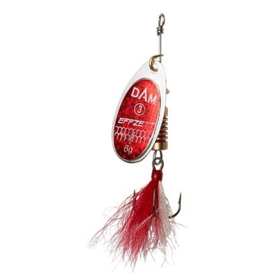 Блесна DAM EFFZETT STANDART SPINNER DRESSED 20гр - #6 - Reflex Red