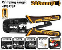 Клещи для обжима витой пары INGCO INDUSTRIAL HMPCN2468R