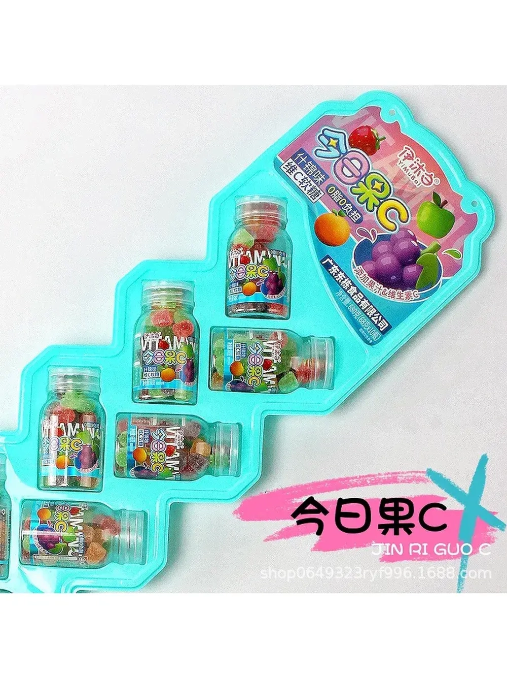 Жевательные конфеты Фруктовые с витамином С 68 г * 5 шт