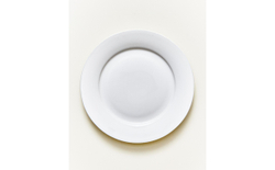 Zara Home тарелка десертная из костяного фарфора, цвет белый, 20.4 см