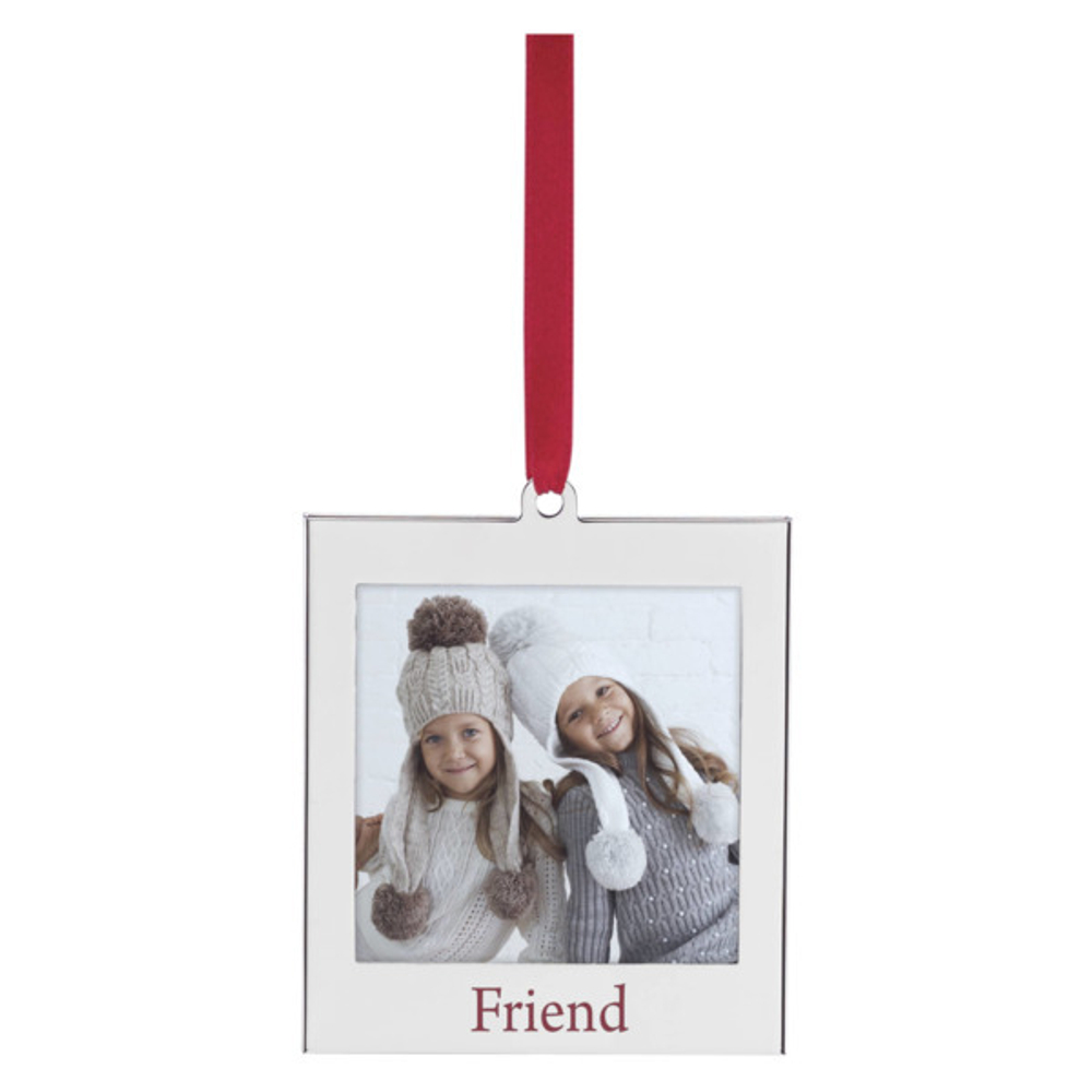 Елочная игрушка 7см Lenox Новогодняя Фоторамка, друзья