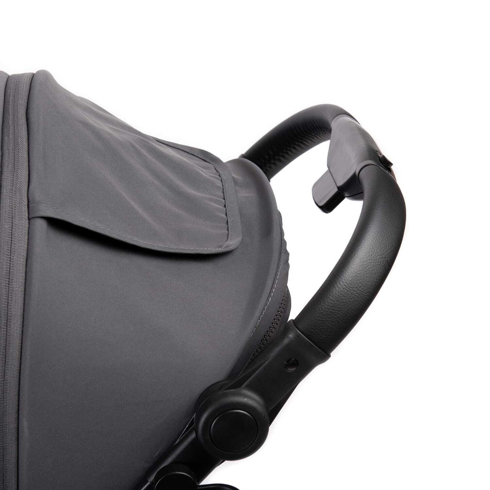 Коляска прогулочная Peppy Polo (steel grey) хром рама