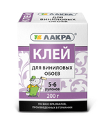 ЛАКРА  Клей обойный виниловый 200гр (LAKRA)