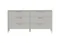 Комод Type 6 ящиков ширина 170 см (серо-бежевый)