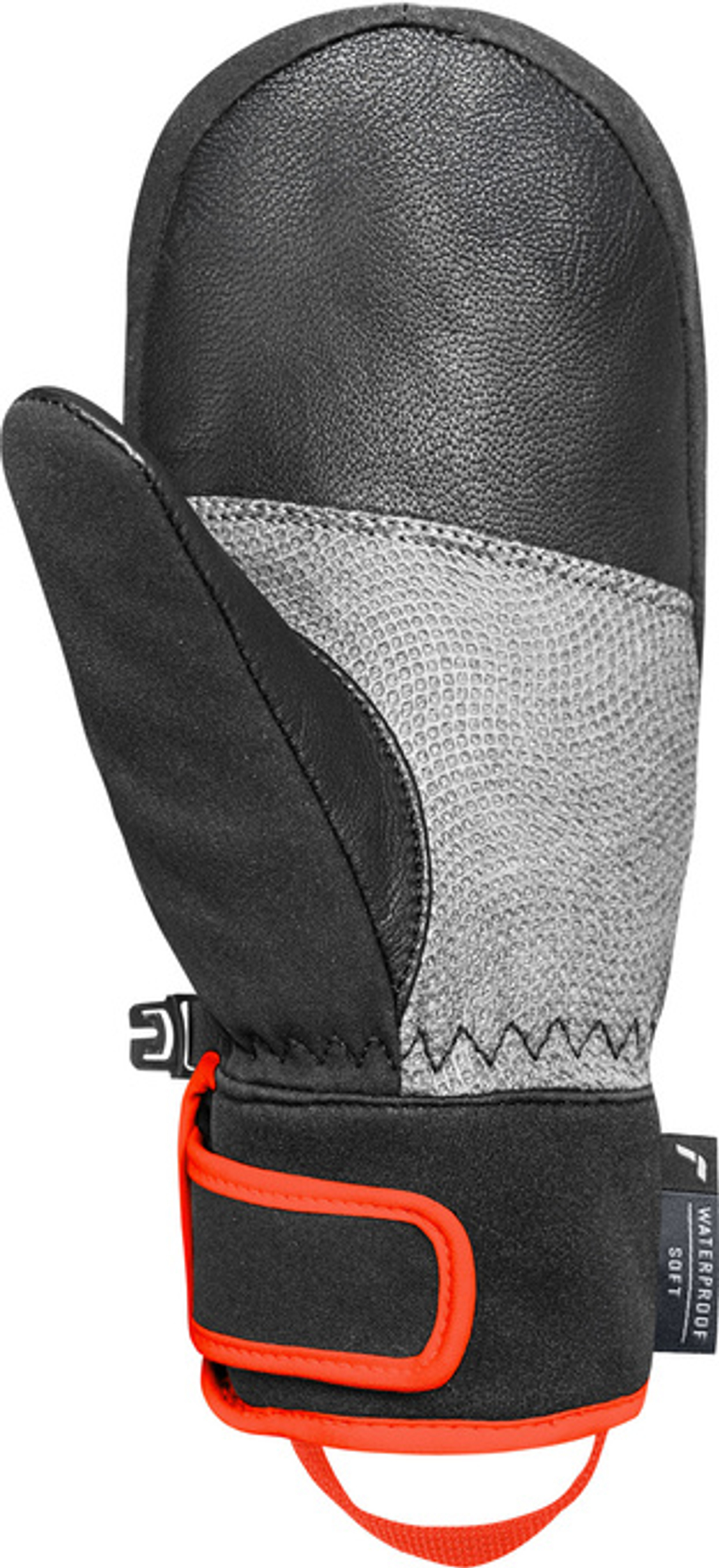 REUSCH 25/26 варежки горнолыжные юниорские 6571533_7588 Worldcup Warrior R-Tex XT Junior Mitten Bl/Sil/Fl Red