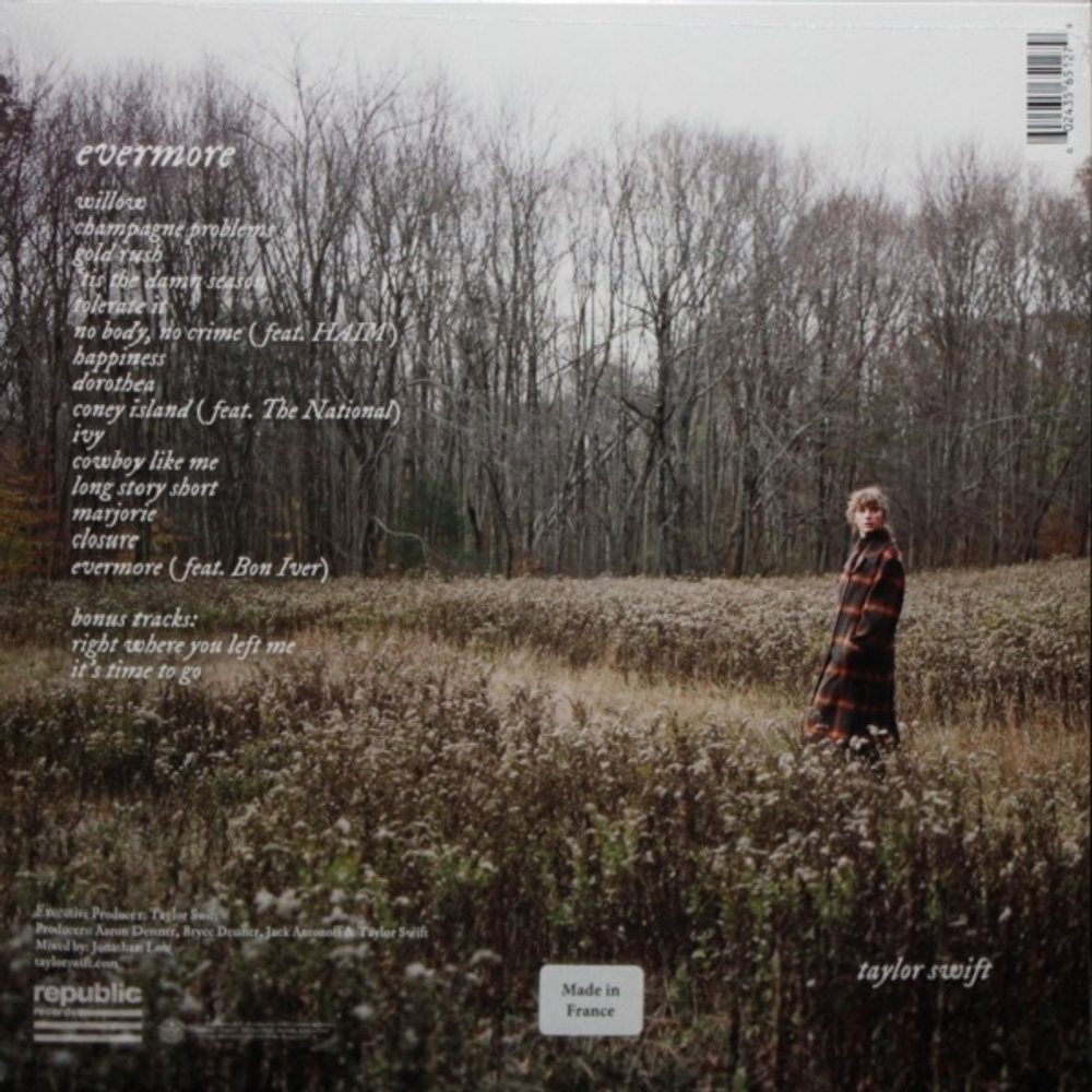 Taylor Swift / Evermore (Coloured Vinyl)(2LP)