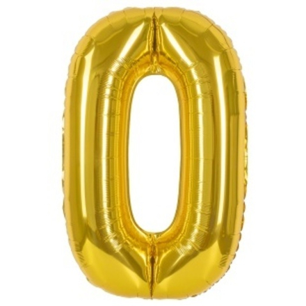 К Цифра 0 Золото 40''/102 см.