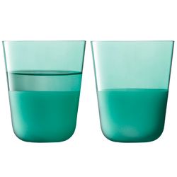 Набор стаканов Arc Contrast, 380 мл, бирюзовые, 2 шт.