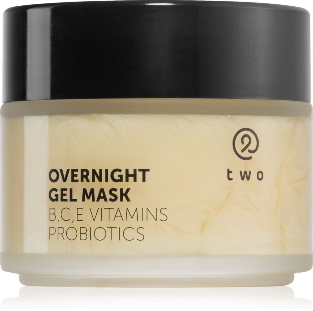 two cosmetics увлажняющая и питательная маска для лица с пробиотиками Overnight Gel Mask