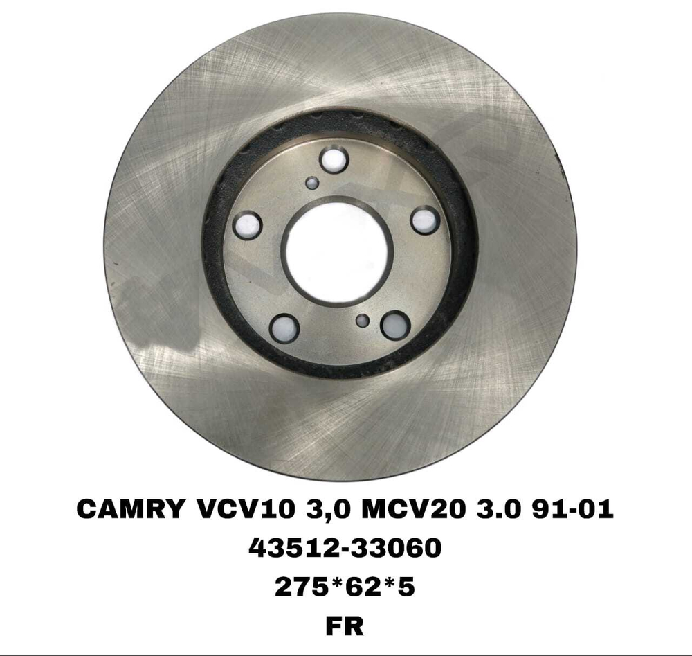 ТОРМОЗНЫЕ ДИСКИ CAMRY VCV10,MCV20,ACV30 1992-2007 ,PREVIA ACR30 2.4