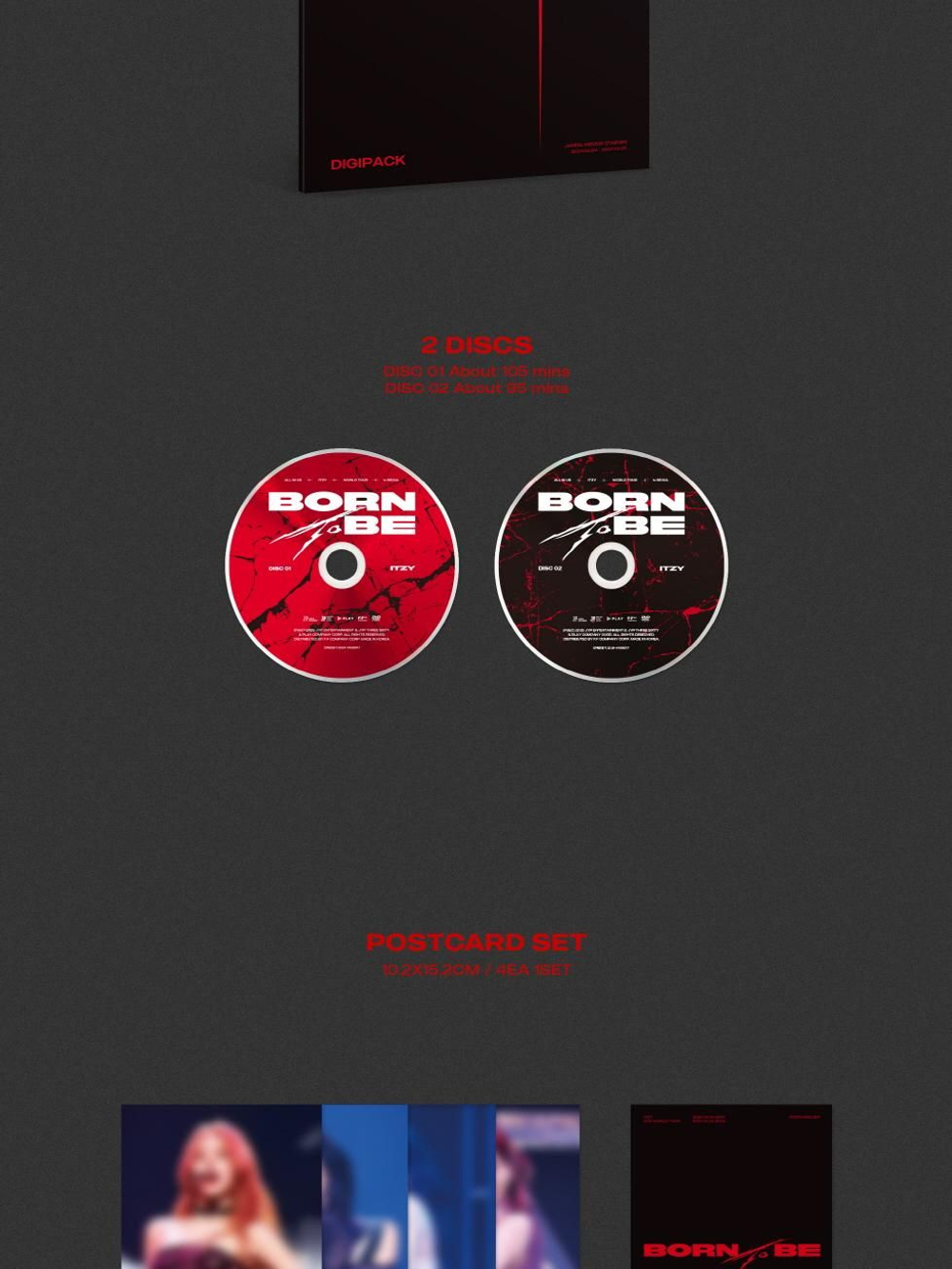 видео ITZY - BORN TO BE 2ND WORLD TOUR IN SEOUL DVD