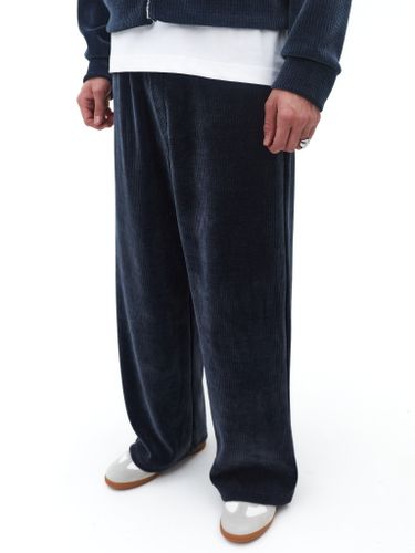 Синий велюровый спортивный костюм COMA