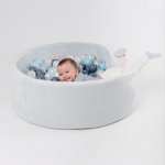 Romana Airpool MAX Детский сухой бассейн (голубой с серыми шариками)