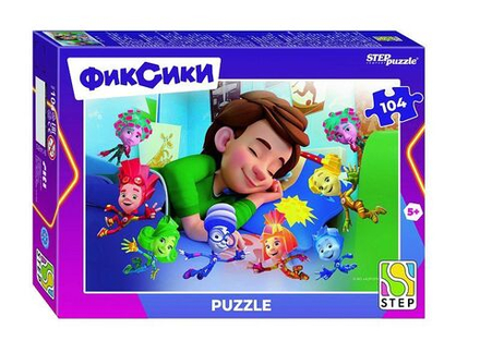 Пазлы 104 элемента 270*180мм. "Фиксики. Новый сезон" (Аэроплан)