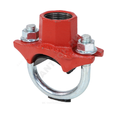 Отвод (седелка) Ubolt резьбовой грувлок ковкий чугун XGQT15U Ду32х25 (Дн42х1") Ру25 JIANZHI