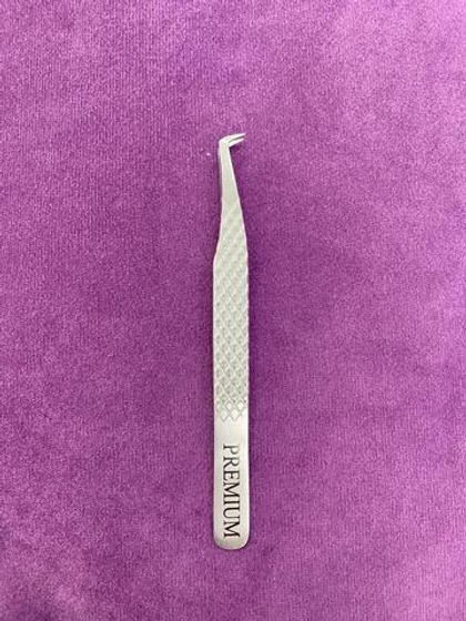 Пинцет Алины Чечель (A.Chechel) Premium с насечкой