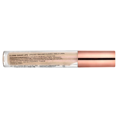 L.A. Colors, High Shine, блеск для губ с маслом ши, CLG998 Sugar Lips, 4 г (0,14 унции)