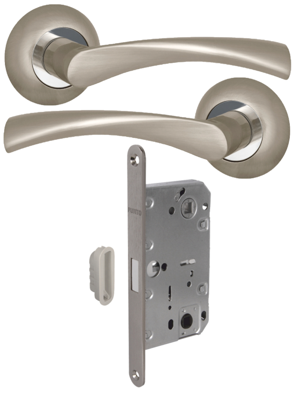 Межкомнатная дверная ручка с магнитной защелкой