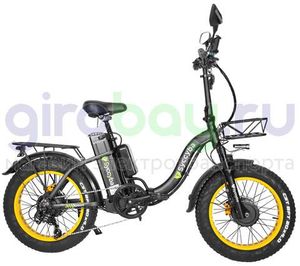 Электровелосипед Syccyba F11 Pro Dual 48V/23Ah (полный привод) - Желтый обод фото №5