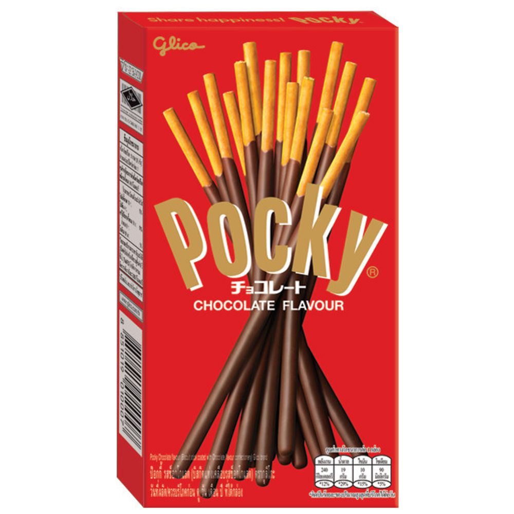 Палочки бисквитные Поки / Pocky Шоколад 46гр, Индонезия