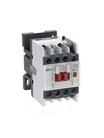 Контактор КМ-103 9А кат. 380В AC 1НО+1НЗ AC-3 DEKraft 22104DEK