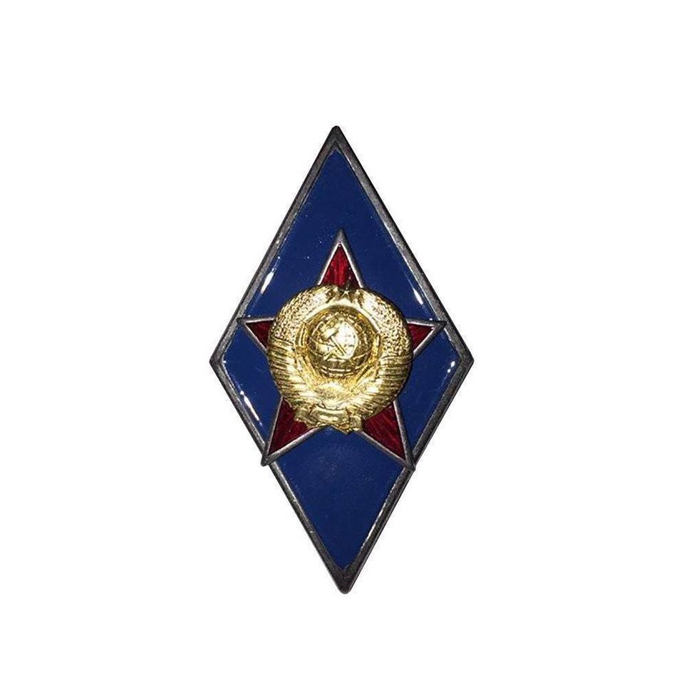 Знак Ромб "Военное училище СССР"