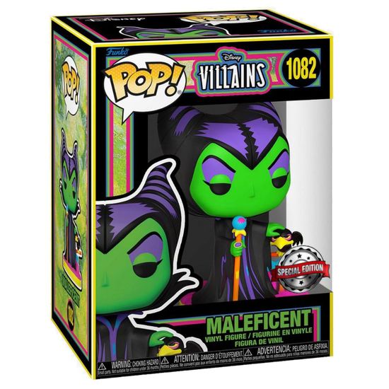 Фигурка Funko POP! Disney Villains Maleficent (Black Light) (Exc) (1082) 57352 / Фигурка по мотивам фильма "Малефисента", Малефисента