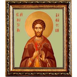 Максим Дамасский мученик. Икона на холсте.