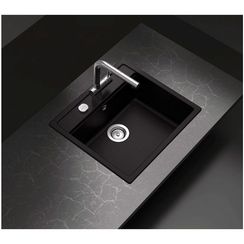 Мойка SCHOCK Vero 60 (N-100) Cristadur 570x510 серебристый камень