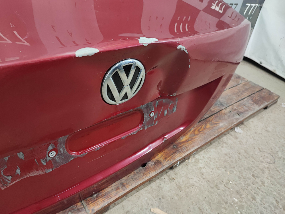 Крышка багажника Volkswagen Polo 5 15-20 Б/У Оригинал 6RU827025F