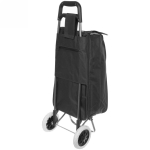 Тележка хозяйственная с сумкой (93*30*34см, колеса 16см,грузоподъемность до 30 кг) Shopping черная