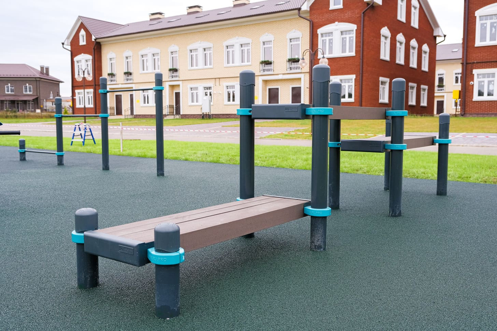 Трехуровневая скамейка