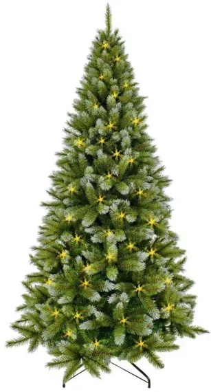 Ель Женева заснеженная 215 см., 224 лампы, ЛЕСКА, Triumph Tree (73179)