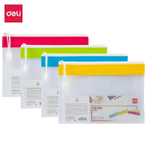 Папка-конверт на молнии Deli "Rio", А5, 0,3 мм, сетка, ПВХ,  ассорти