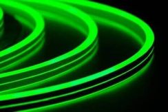 Гибкий Неон двусторонний 50 м., зеленый, 8*16 мм., 24 В, TeamProf (TPF-FX816D-120-24V-W/G)