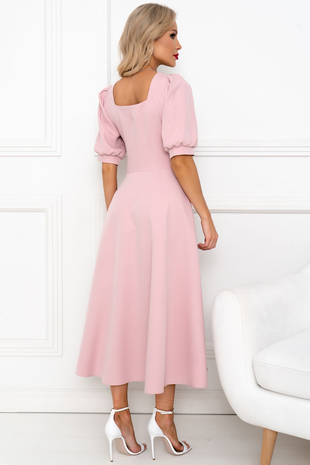 Платье Моника (пудровый)-42р-р Р11-1200/3 Nikol