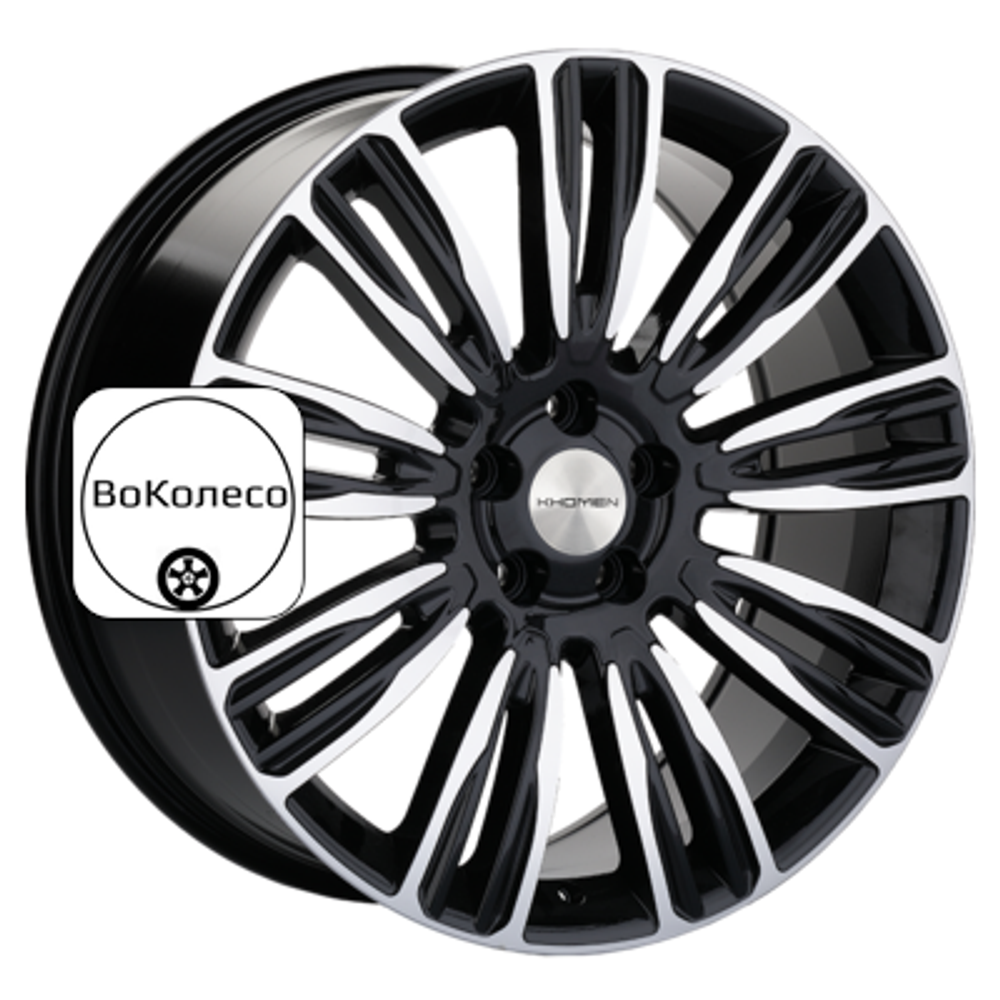 8,5x20/5x114,3 ET48 D67,1 KHW2004 (SantaFe) Black-FP Khomen Wheels