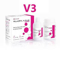 --- Villacryl H Plus цвет V3 (750гр.+400мл.) Виллакрил Аш Плюс, для изготовления протезов горячей полимеризации, V100V4Z12