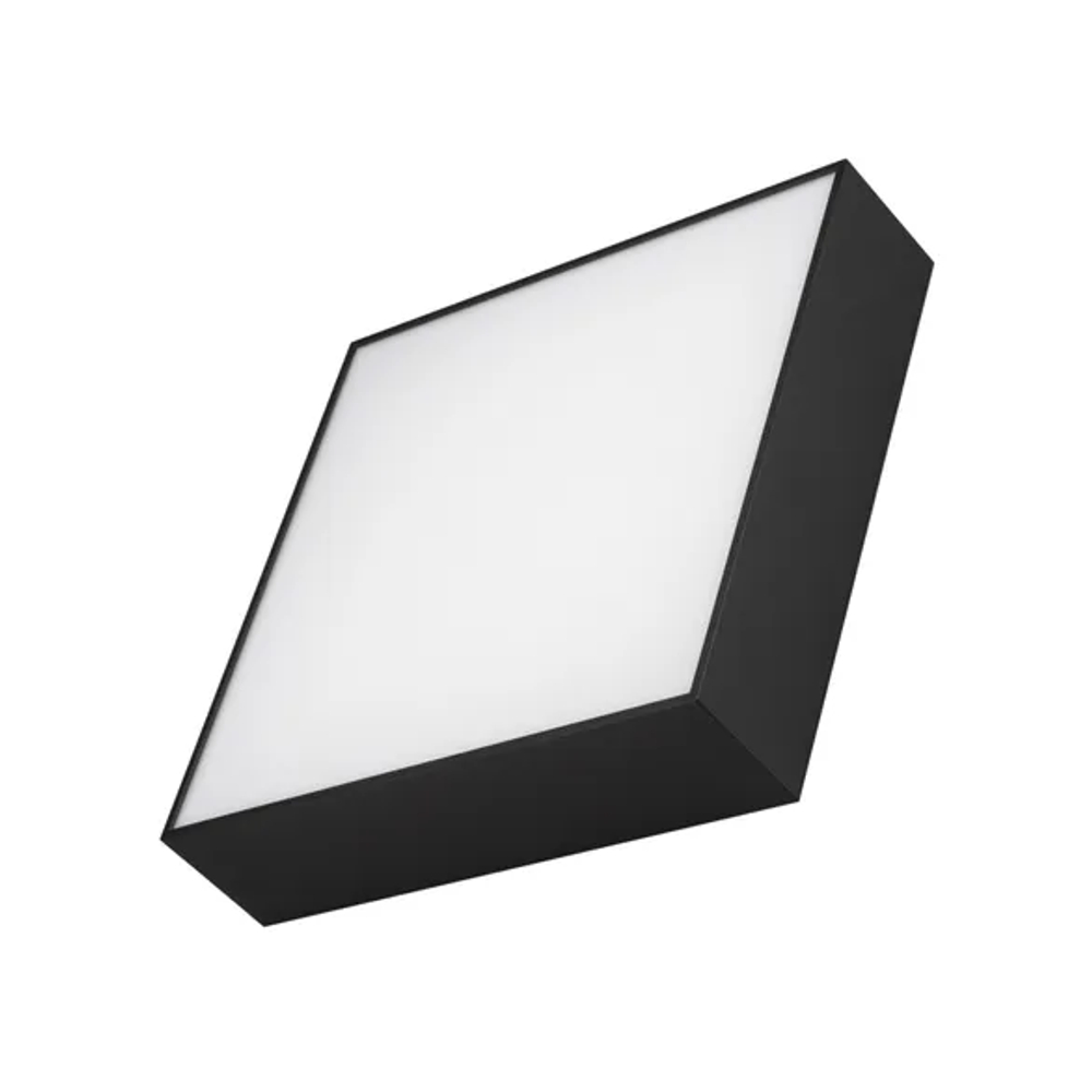 Светильник SP-QUADRO-S250x250-25W Warm3000 (BK, 120 deg, 230V) (Arlight, IP40 Металл, 3 года) 034788