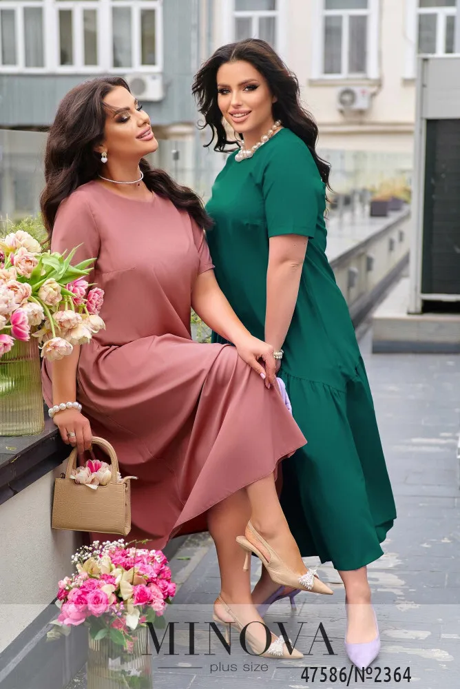 Платье 2364-зеленый Minova