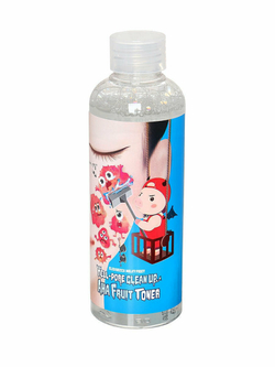 Тоник-пилинг с фруктовыми кислотами Elizavecca Hell-Pore Clean Up Aha Fruit Toner