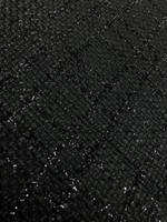 Ткань Твид черный с люрексом, арт. 327383