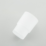 Стакан для зубных щеток, двойной, стекло,нерж сталь, чер, Frap, F30208