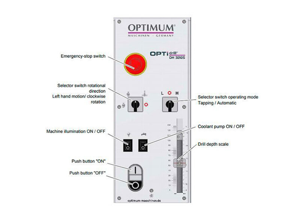 Вертикально-сверлильный станок OPTIdrill DH 32GS