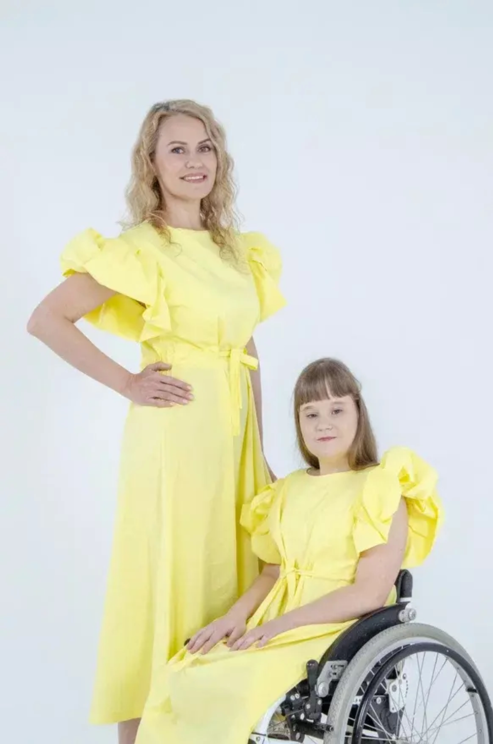 Платье детское с объемными рукавами PEOPLE