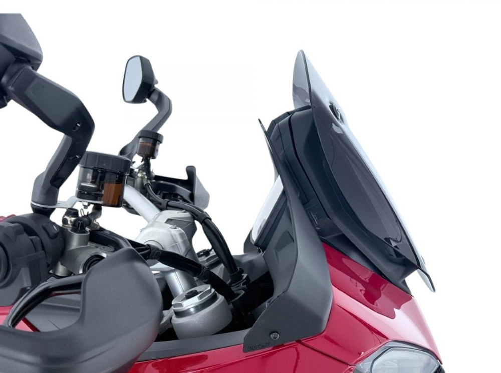 WRS Дефлекторы боковые (комплект 2шт) Ducati Multistrada V2 (2025 + ) черные матовые DU038NO
