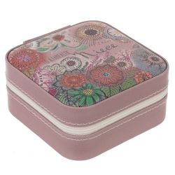 GAEM Шкатулка для украшений дорожная, L10 W10 H5 см