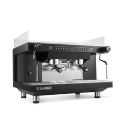 Sanremo Zoe SED 2 GR, двухгрупповая автоматическая кофемашина, черная