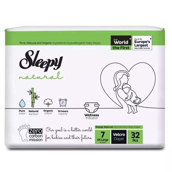 Uşaq bezi \ Подгузники \ Diapers Sleepy Universal,15+ kq,32 ədəd